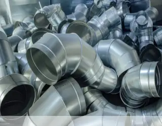 Отвод воздуховода круглый 